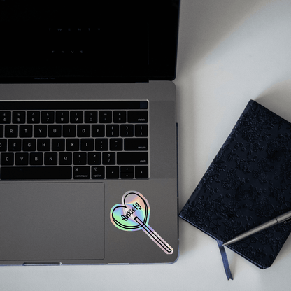 Anxiety Candy Holographic Sticker - sticckiz.com