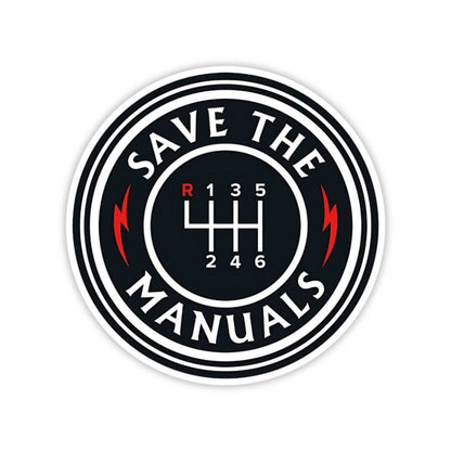Save the Manuals Sticker - sticckiz.com