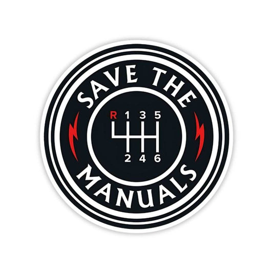 Save the Manuals Sticker - sticckiz.com