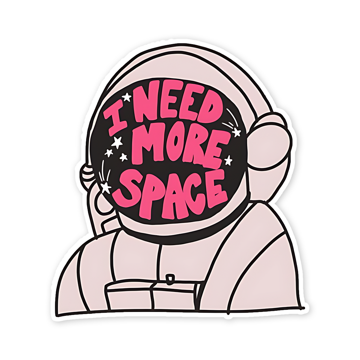 I need More Space Sticker