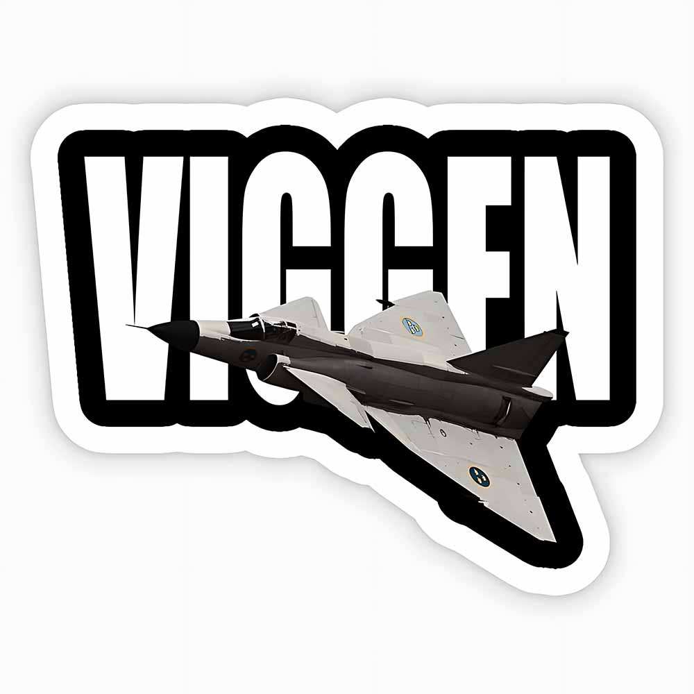 Viggen Aircraft Sticker - sticckiz.com