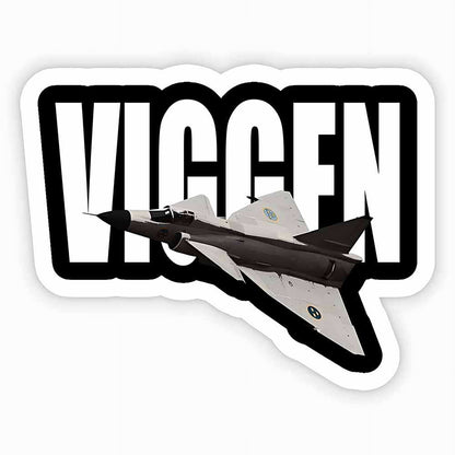 Viggen Aircraft Sticker - sticckiz.com
