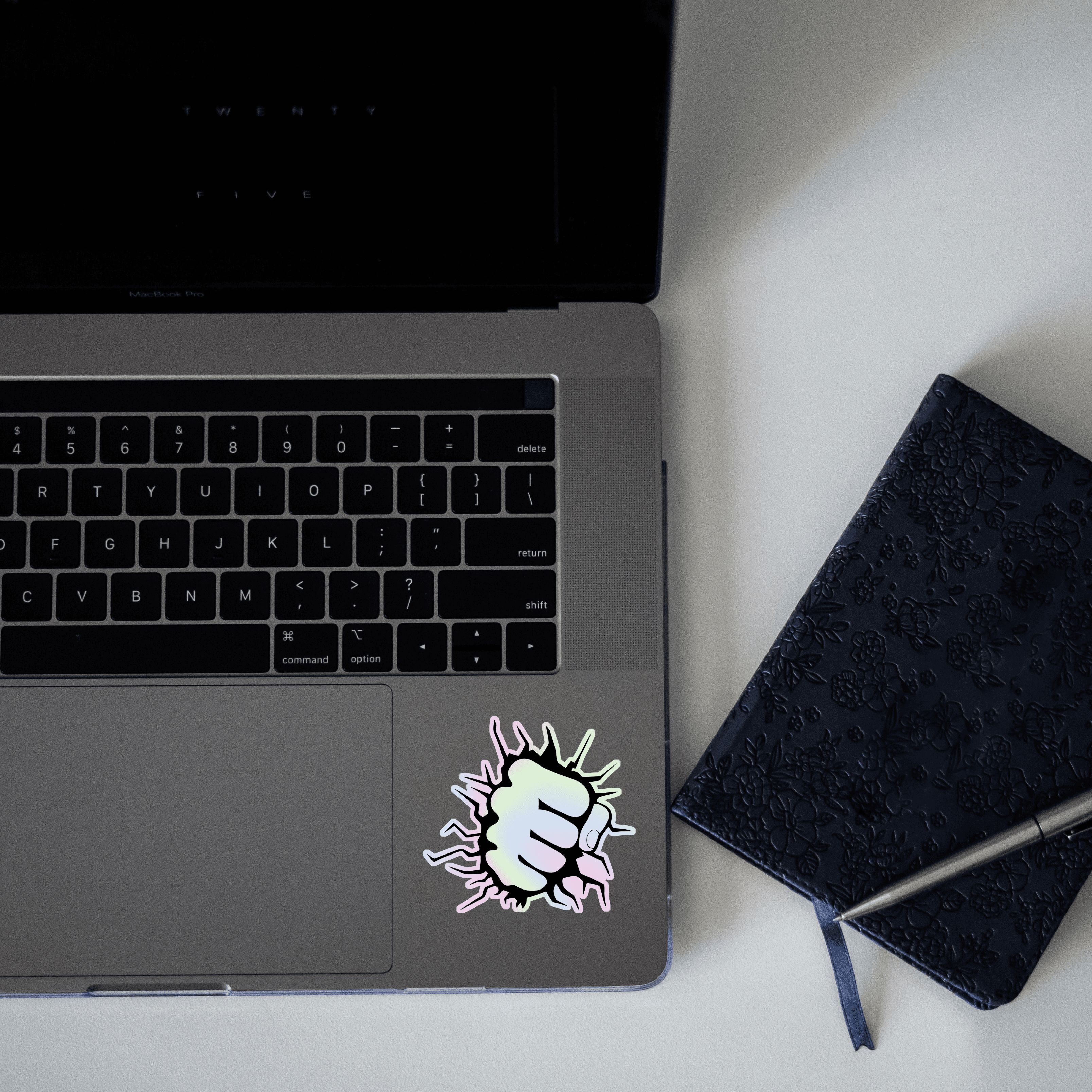 Punch Holographic Sticker - sticckiz.com