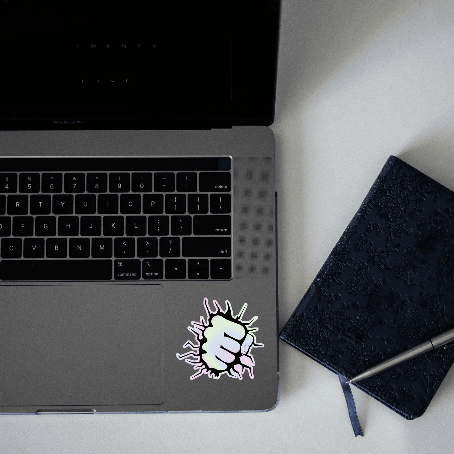 Punch Holographic Sticker - sticckiz.com