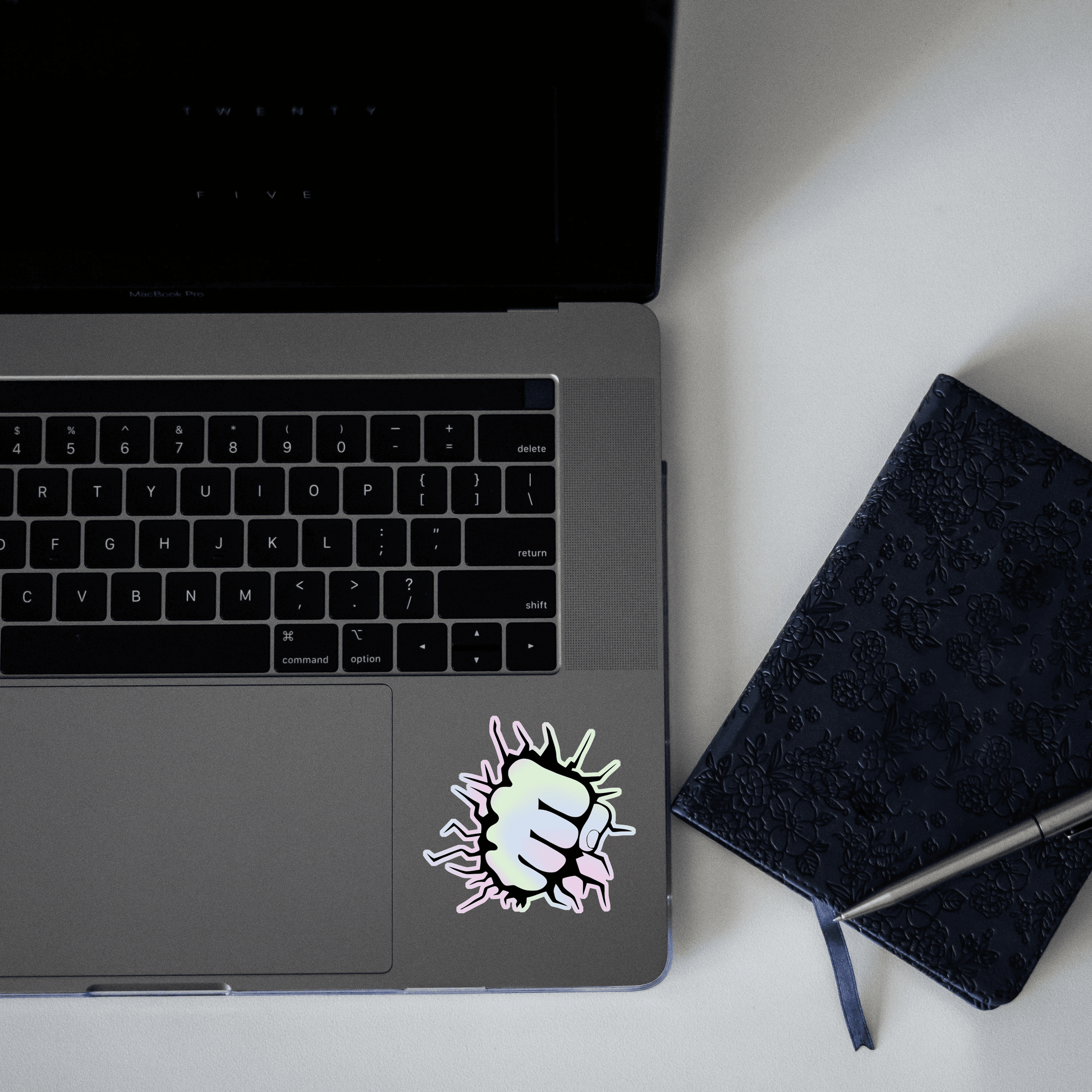 Punch Holographic Sticker - sticckiz.com