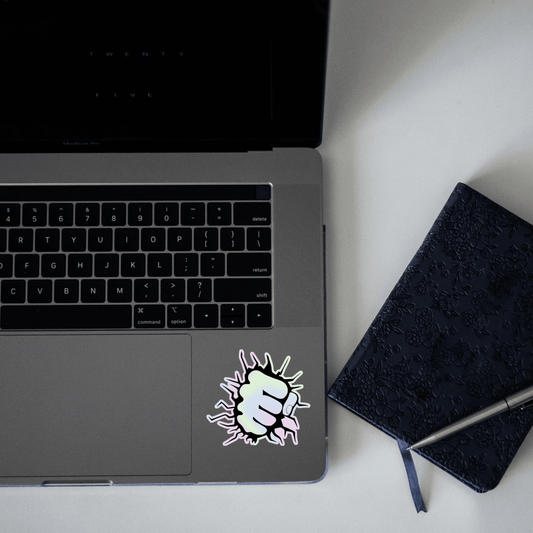 Punch Holographic Sticker - sticckiz.com