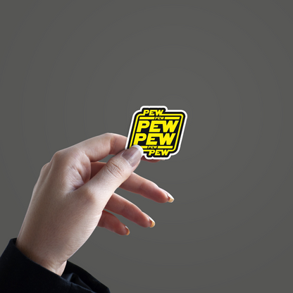 PewPewPewPew Sticker
