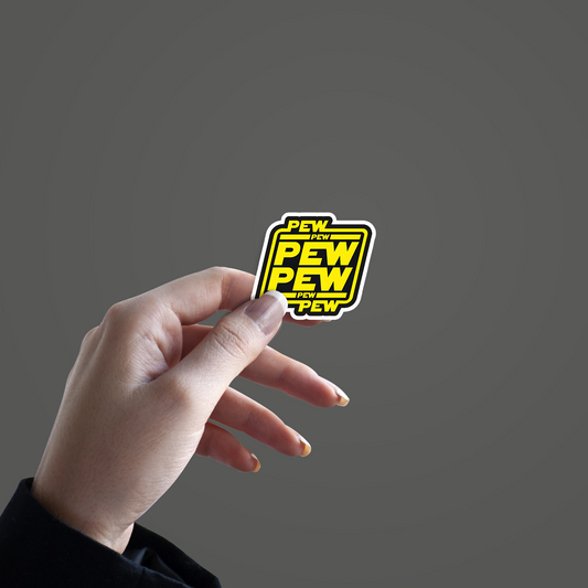 PewPewPewPew Sticker