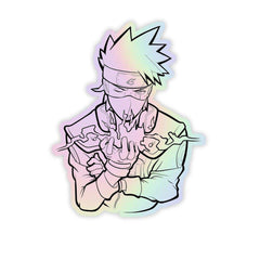 Kakashi Hatake v3 Holographic Sticker - sticckiz.com