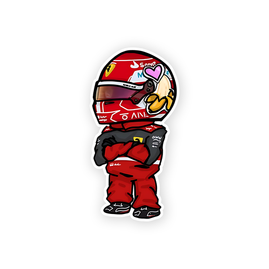 F1 racer new Sticker