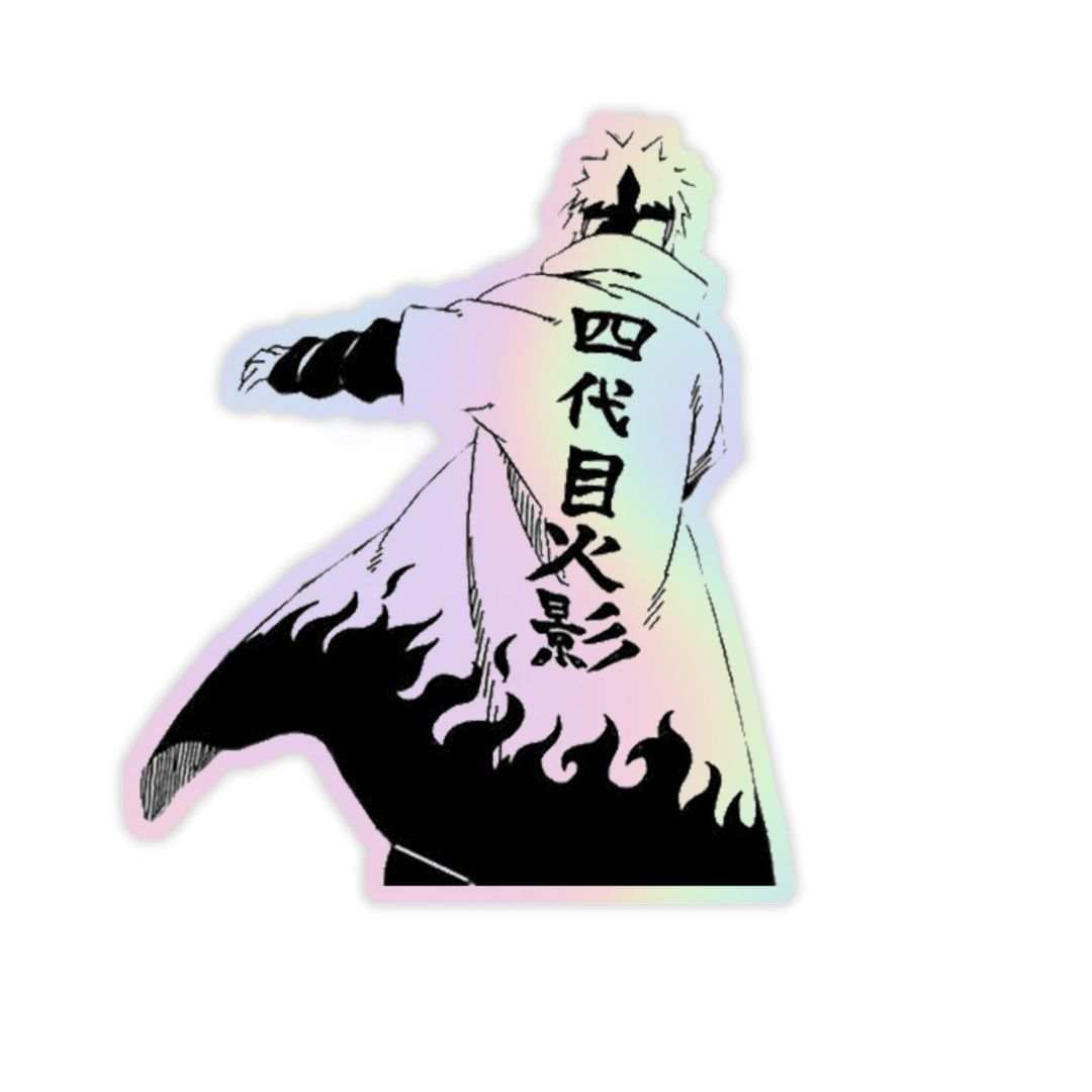Minate Namikaze Holographic Sticker - sticckiz.com