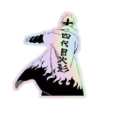 Minate Namikaze Holographic Sticker - sticckiz.com