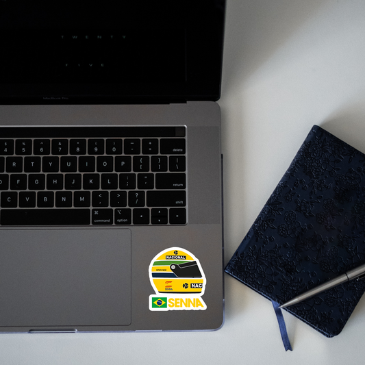 Senna helmet Sticker