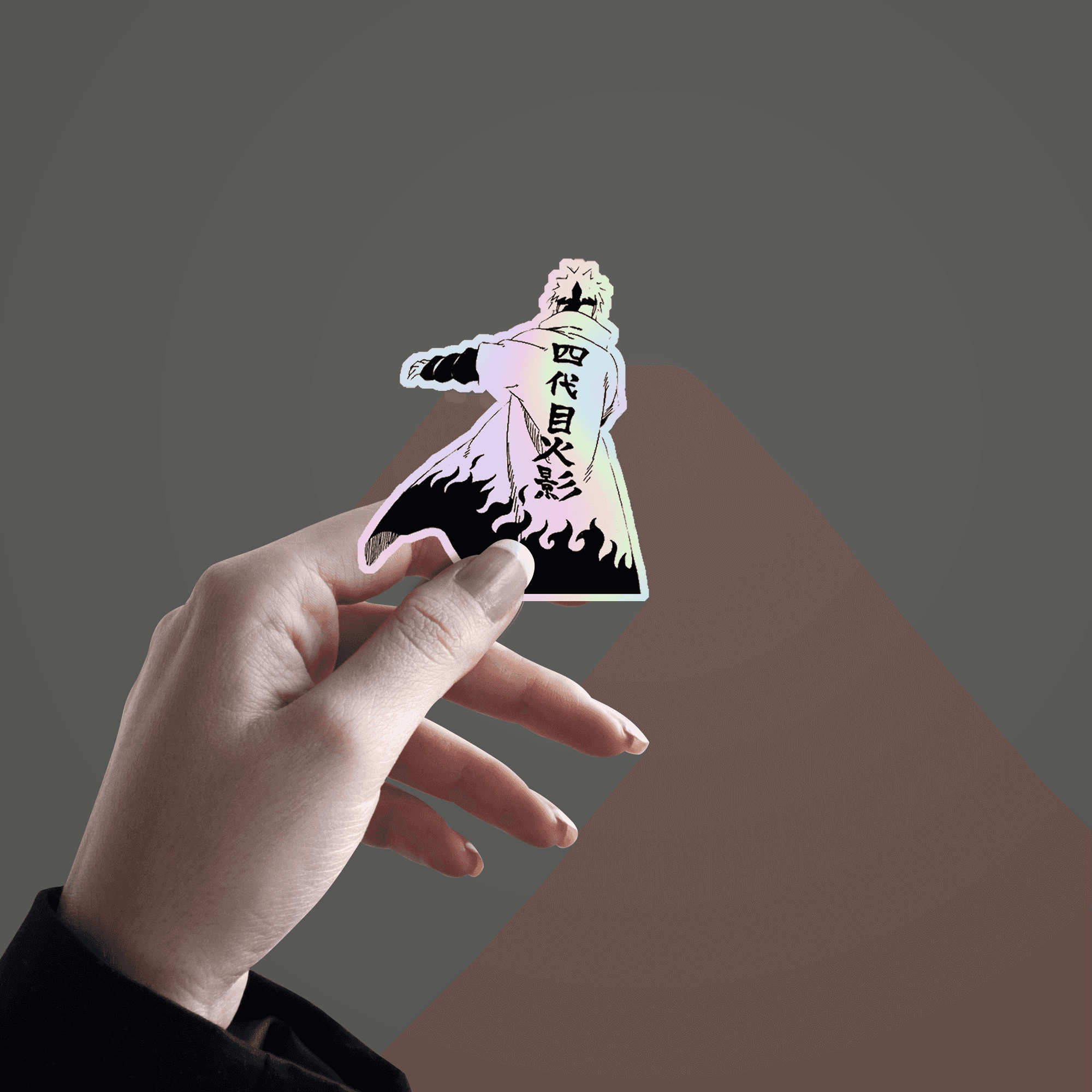 Minate Namikaze Holographic Sticker - sticckiz.com
