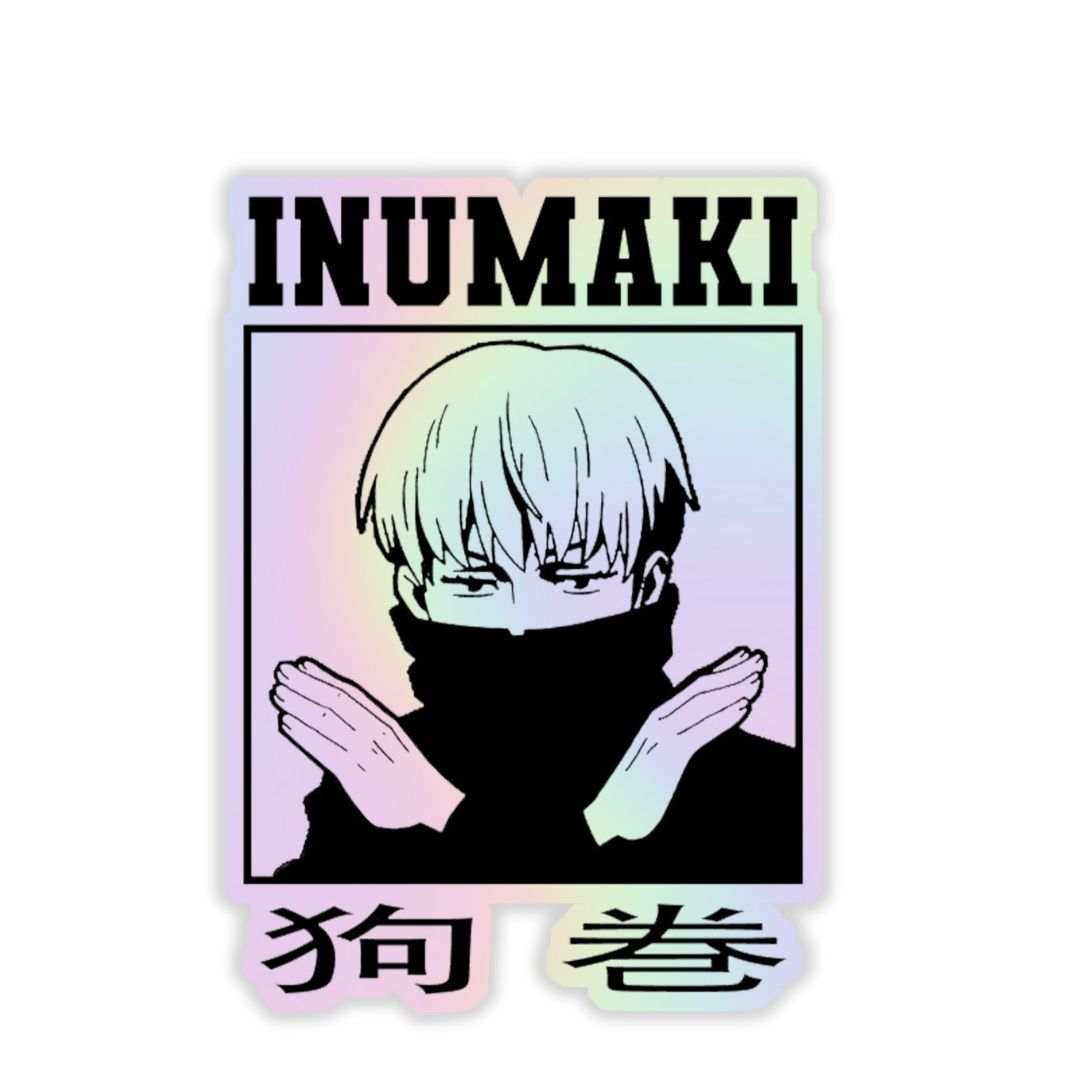 Inumaki Holographic Sticker - sticckiz.com