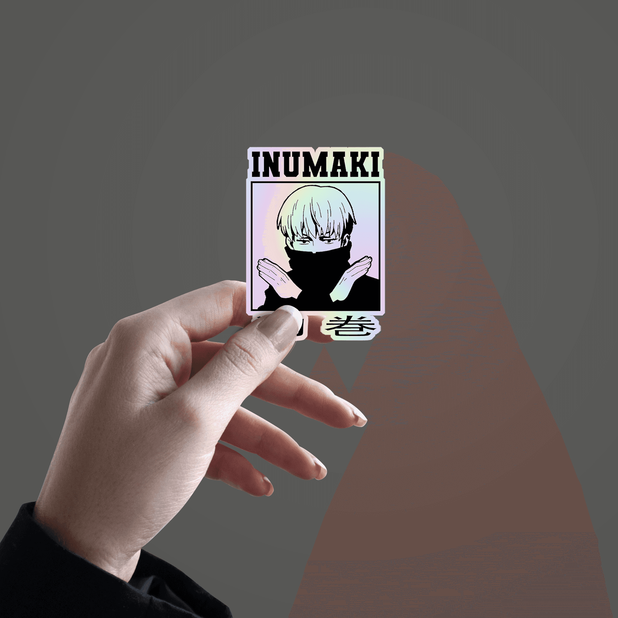 Inumaki Holographic Sticker - sticckiz.com