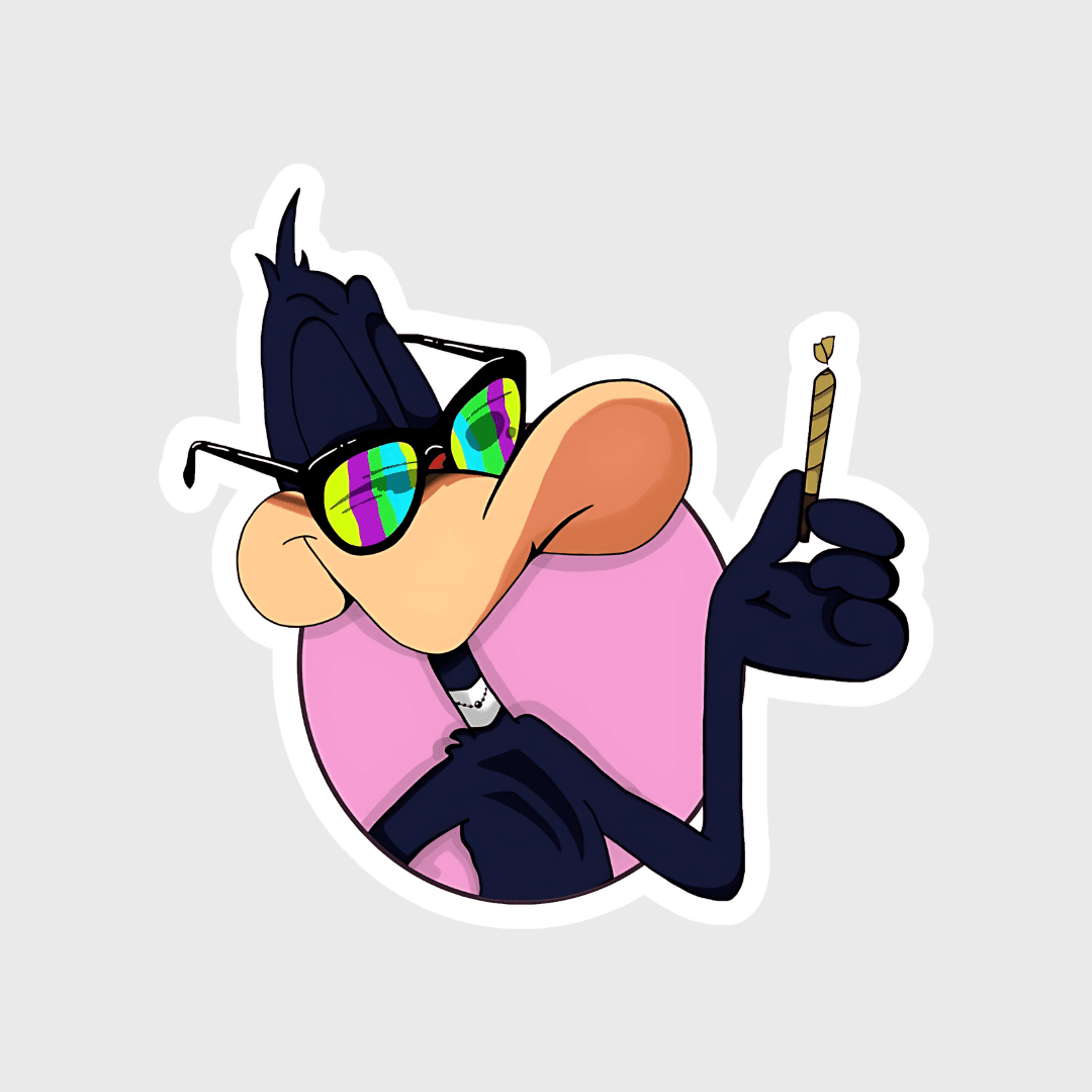 Hioshiru Sticker Smoking vinyl smoking duck sticker – sticckiz.com