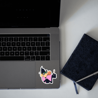 vinyl smoking duck sticker - sticckiz.com