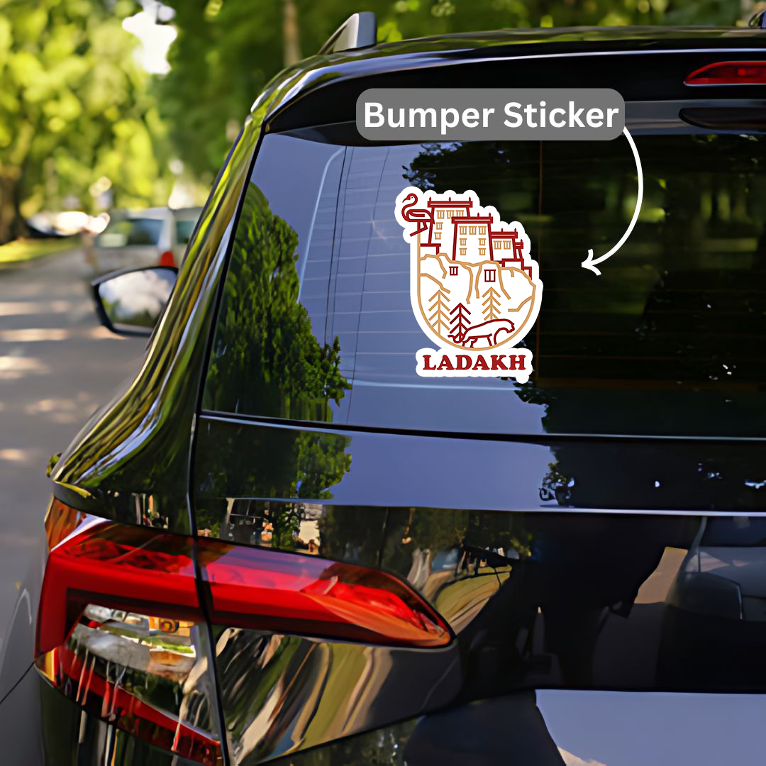 Ladakh India Bumper Sticker