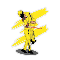 MS. Dhoni moment Sticker
