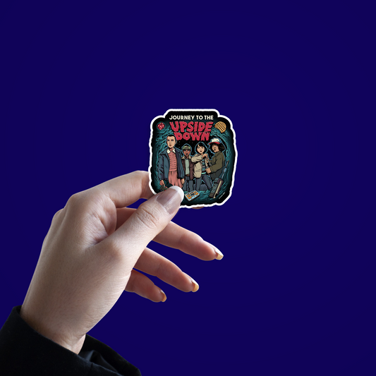 journey to the upside down sticker