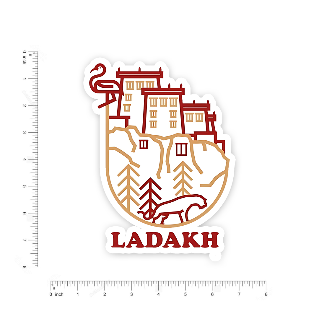 Ladakh India Bumper Sticker