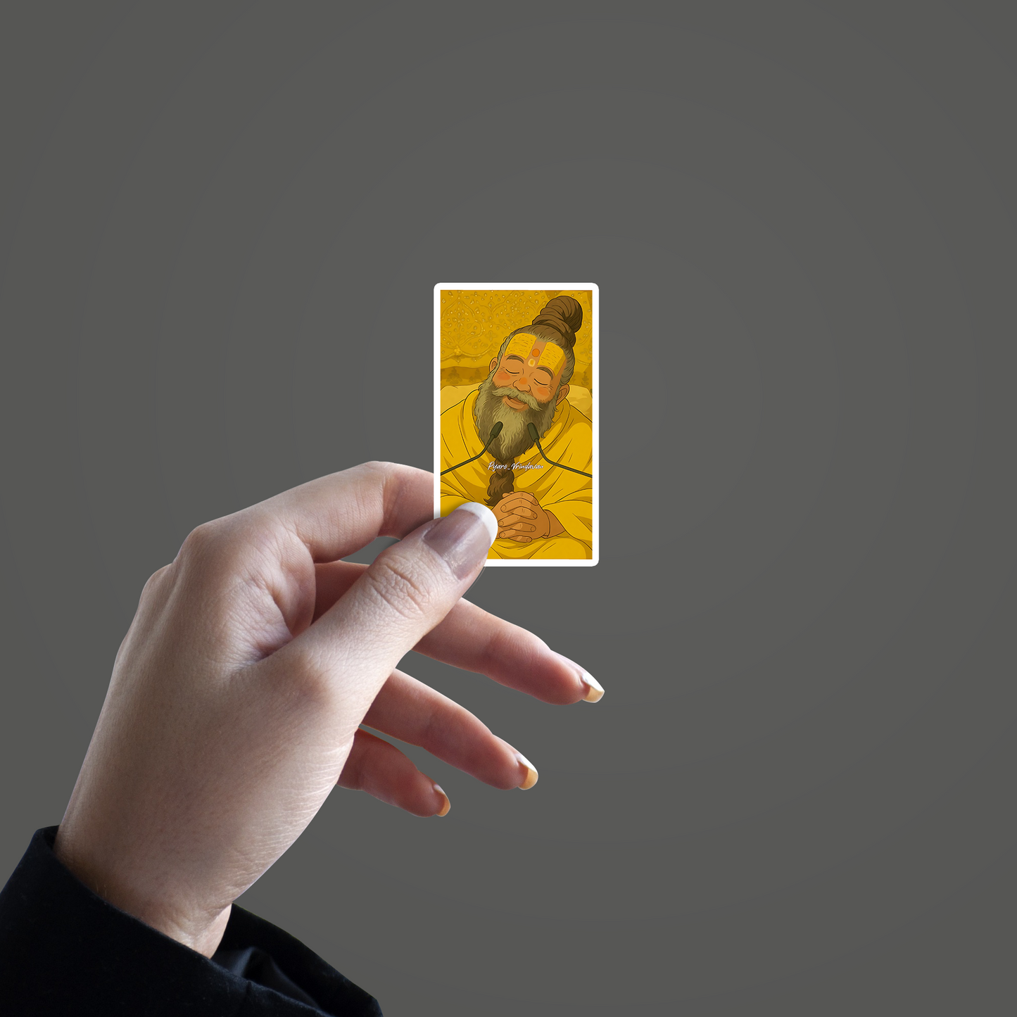 Cute Premanand Ji Maharaj Sticker