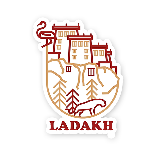Ladakh India Bumper Sticker