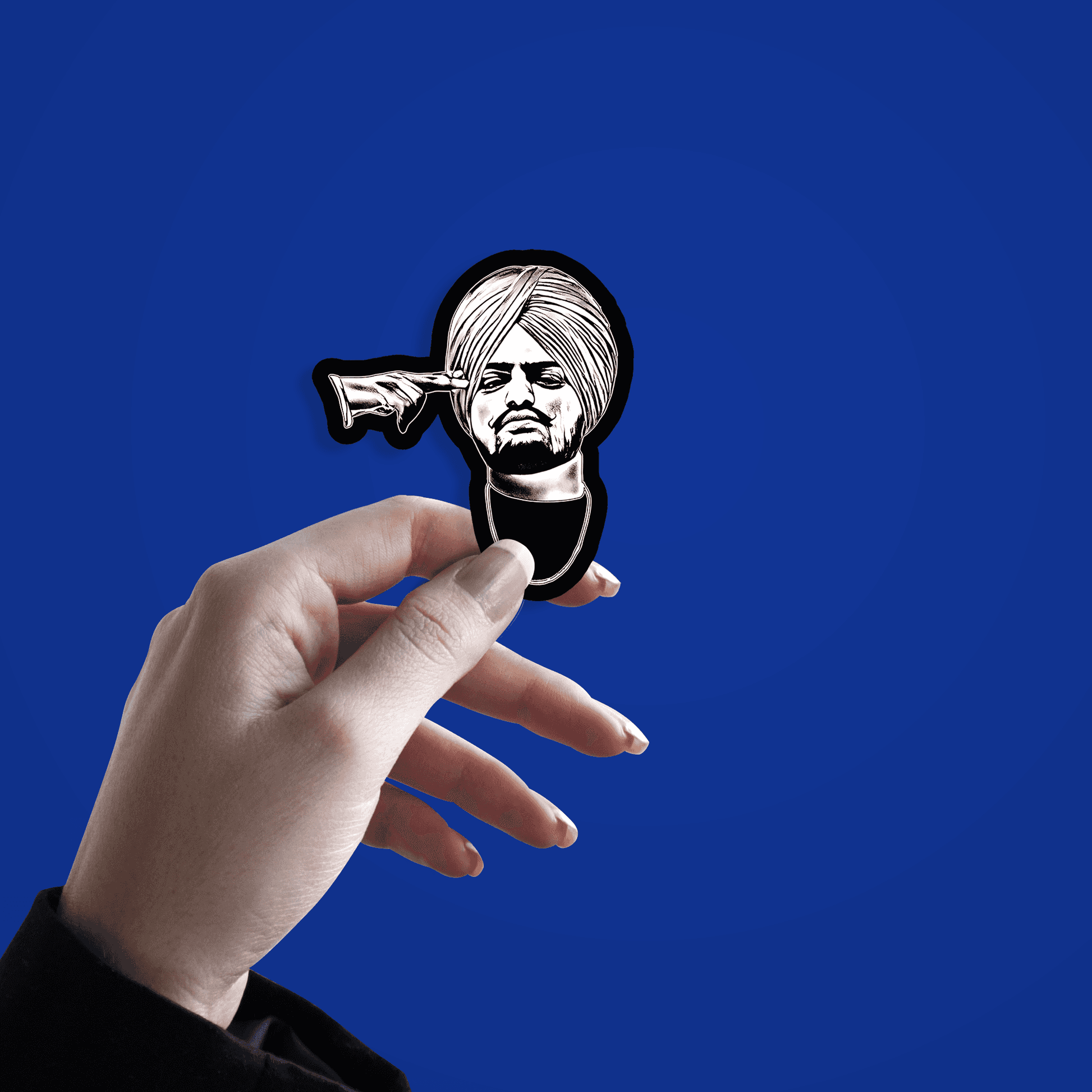 Moosewala Art Sticker - sticckiz.com