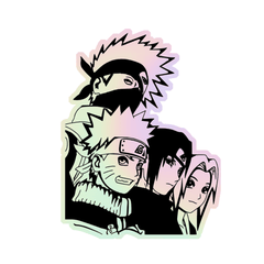 4 Hokage Holographic Sticker - sticckiz.com