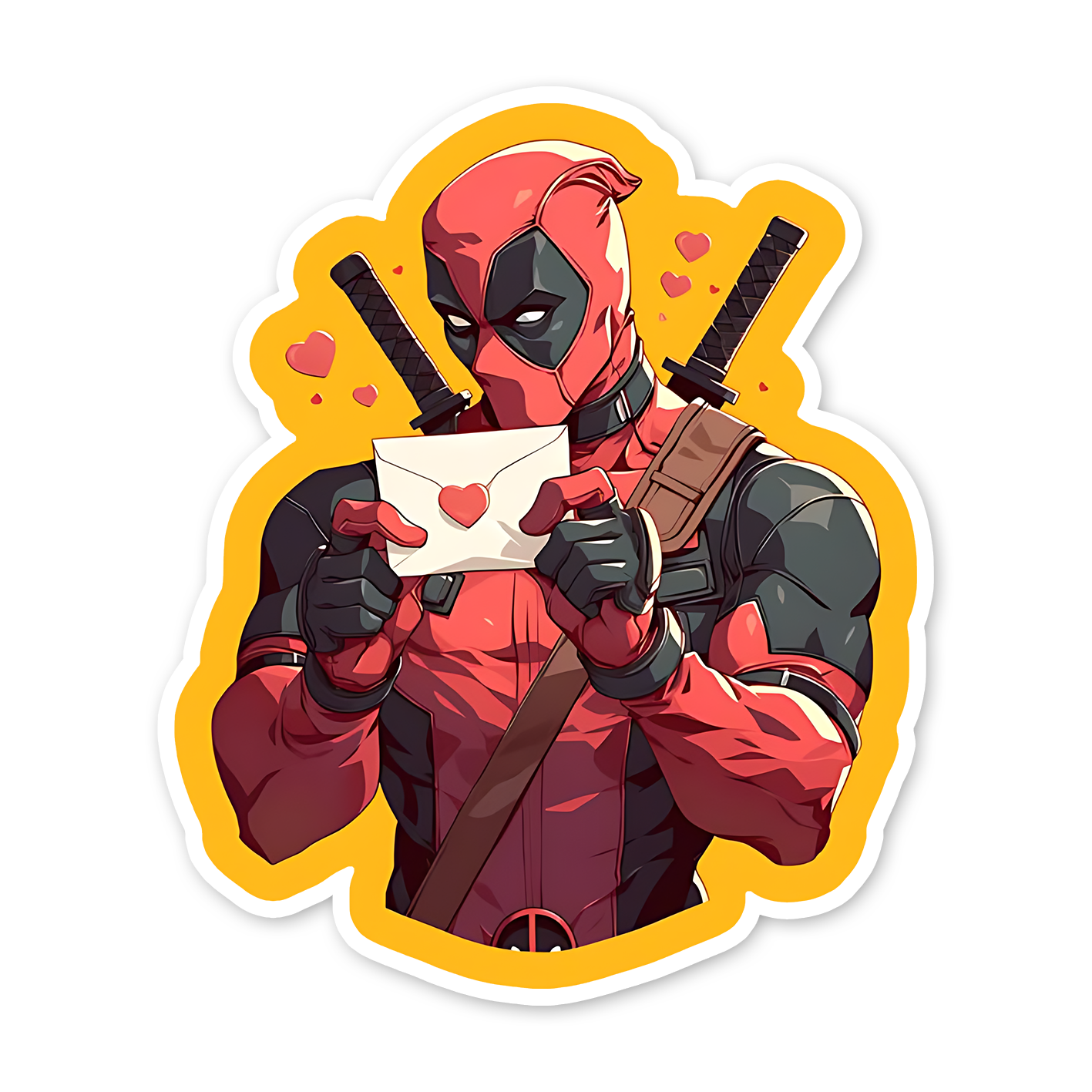 Cutie Deadpool Sticker