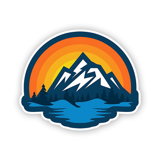 Mountains Animated Sticker