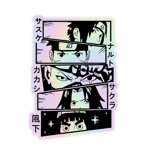 Naruto V5 Holographic Sticker - sticckiz.com