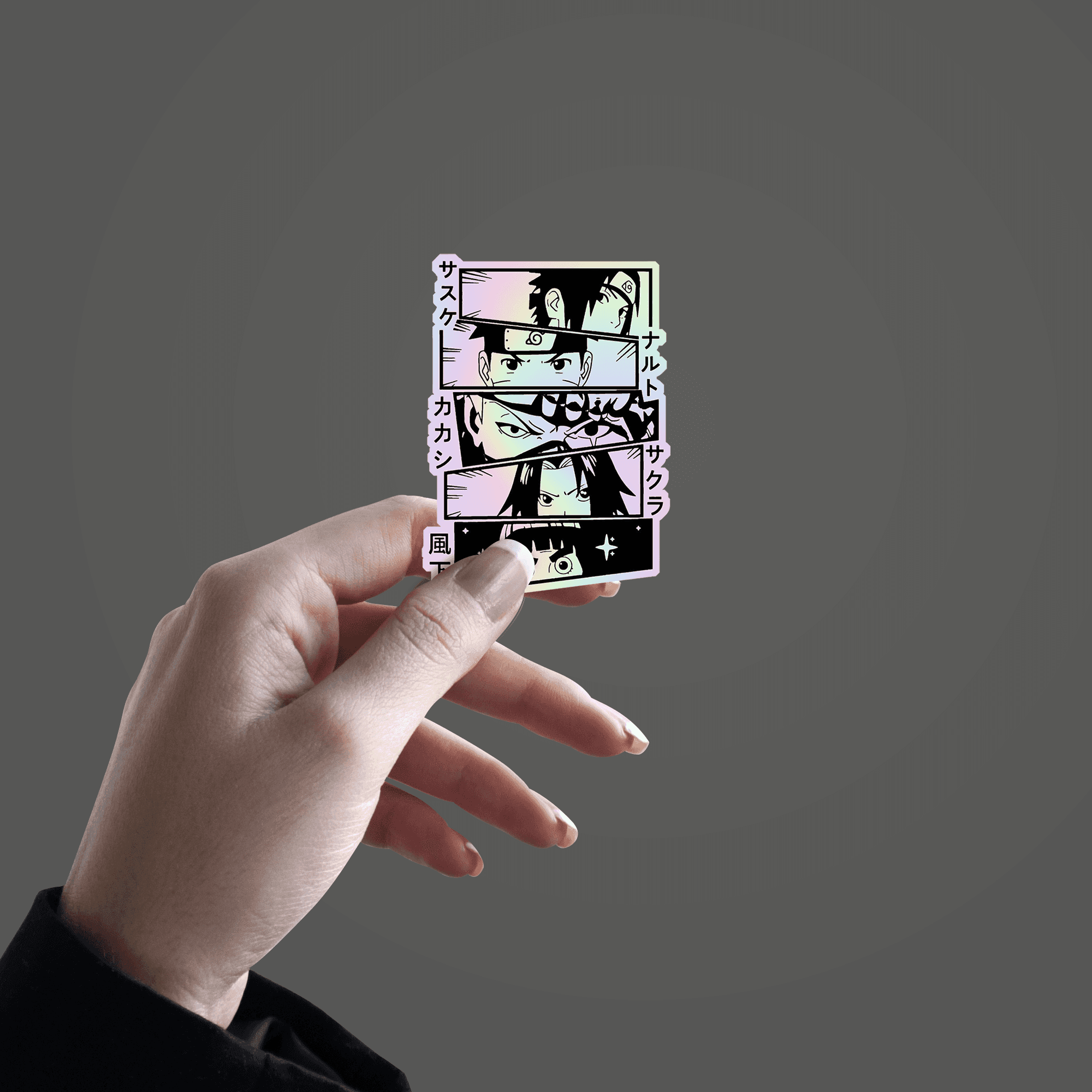 Naruto V5 Holographic Sticker - sticckiz.com