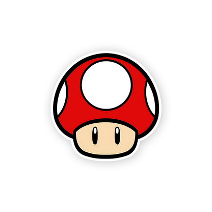 Hongo de super Mario Bros Sticker