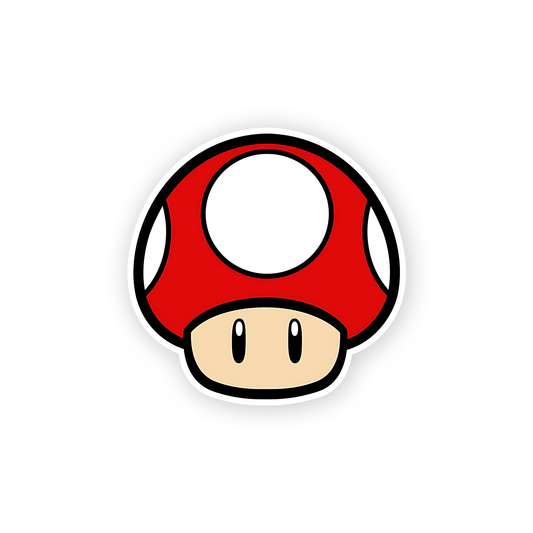 Hongo de super Mario Bros Sticker