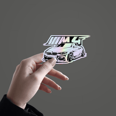 BMW M4 Holographic Sticker - sticckiz.com