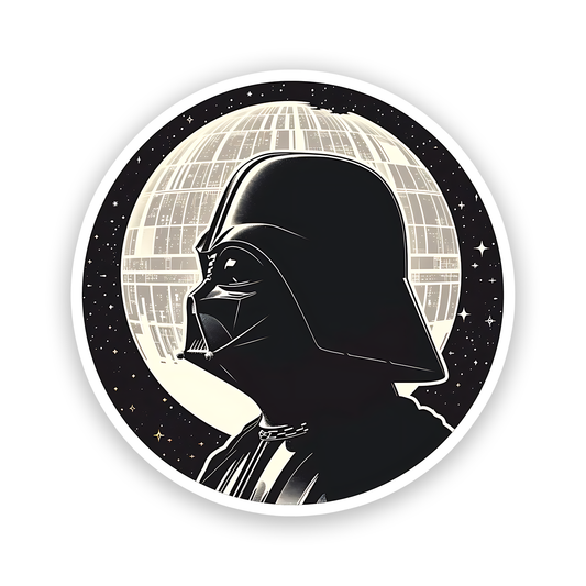 Darth Vader sticker featuring the iconic Sith Lord