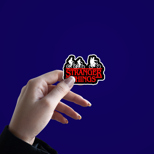 Stranger Things Cycling  sticker