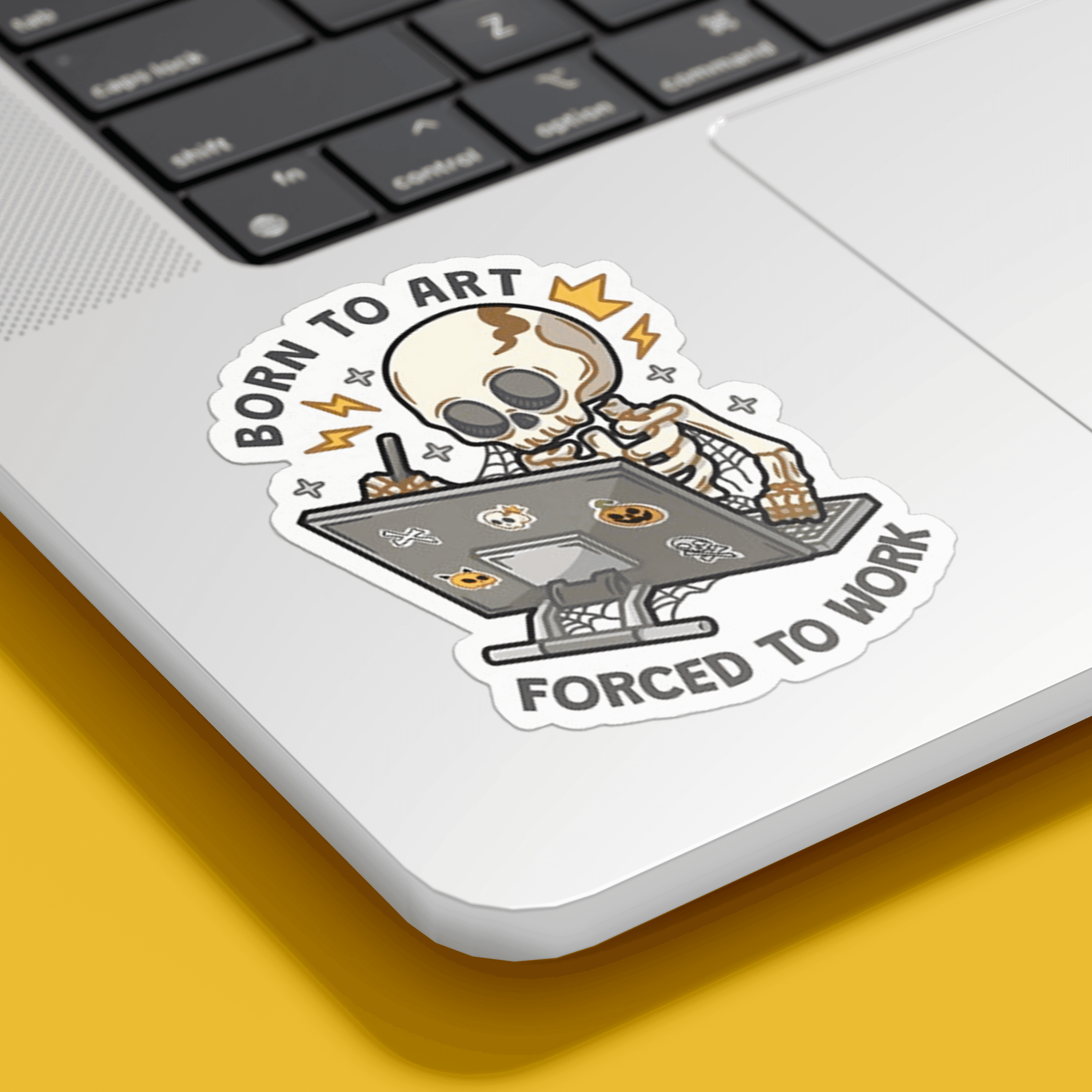 Born To Art Sticker - sticckiz.com
