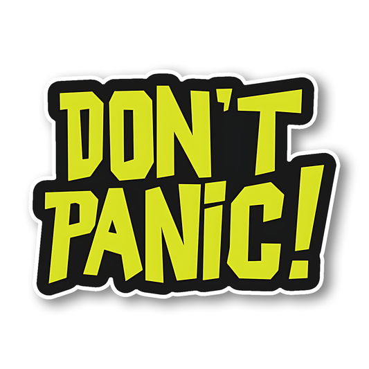 Don't Panic Sticker