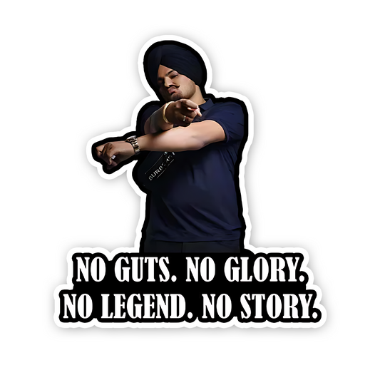 No guts, No glory,  No legend , No Story Bumper Sticker