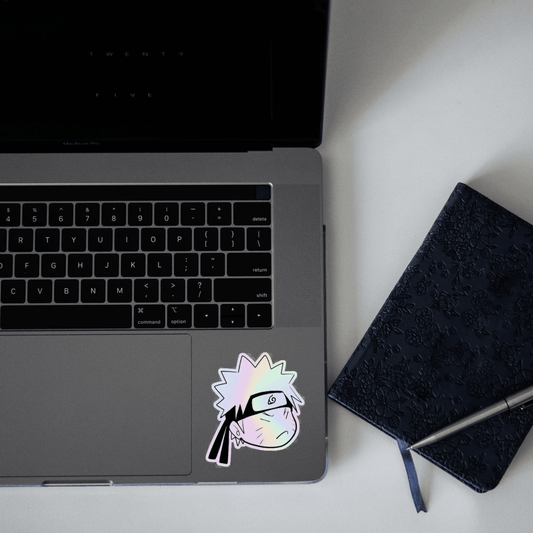 Sasuke Uchiha Holographic Sticker - sticckiz.com