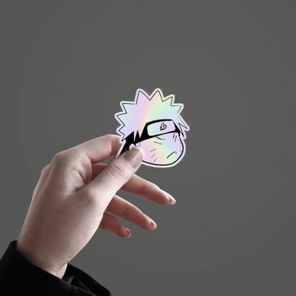 Sasuke Uchiha Holographic Sticker - sticckiz.com