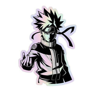Naruto V8 Holographic Sticker - sticckiz.com