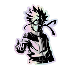 Naruto V8 Holographic Sticker - sticckiz.com