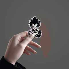 Vegeta Holographic Sticker - sticckiz.com