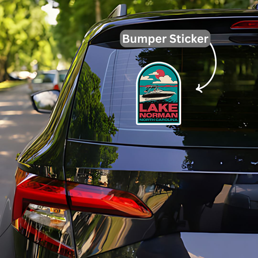 Lake Norman North Carolina Bumper Sticker