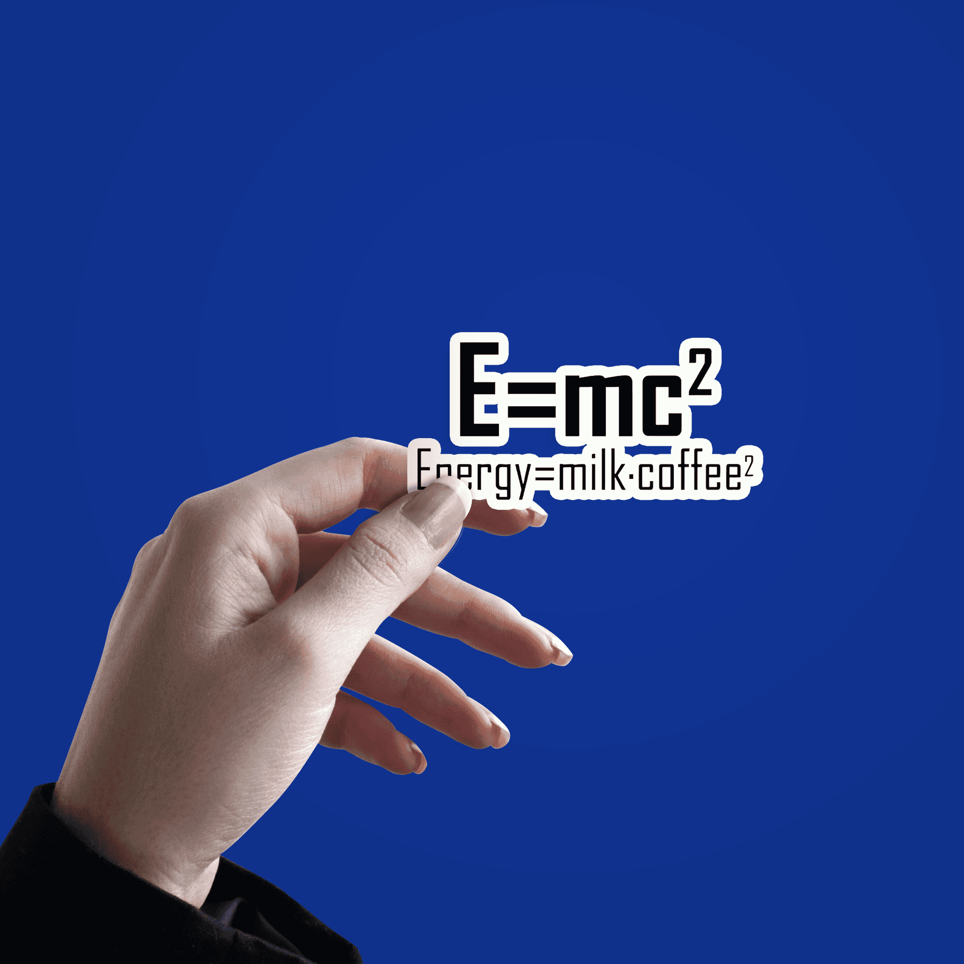 E=mc2 funny Sticker - sticckiz.com