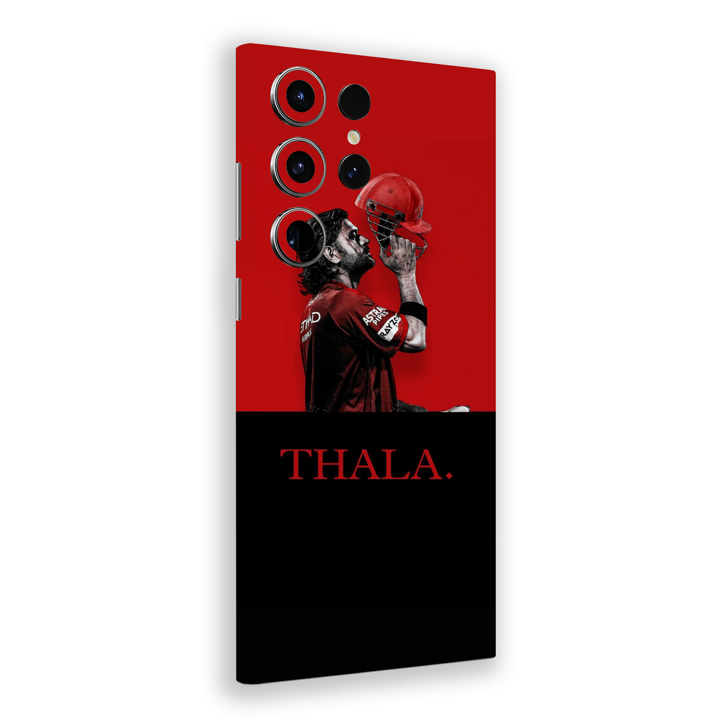 Thala Red Black theme Edition Mobile Skin